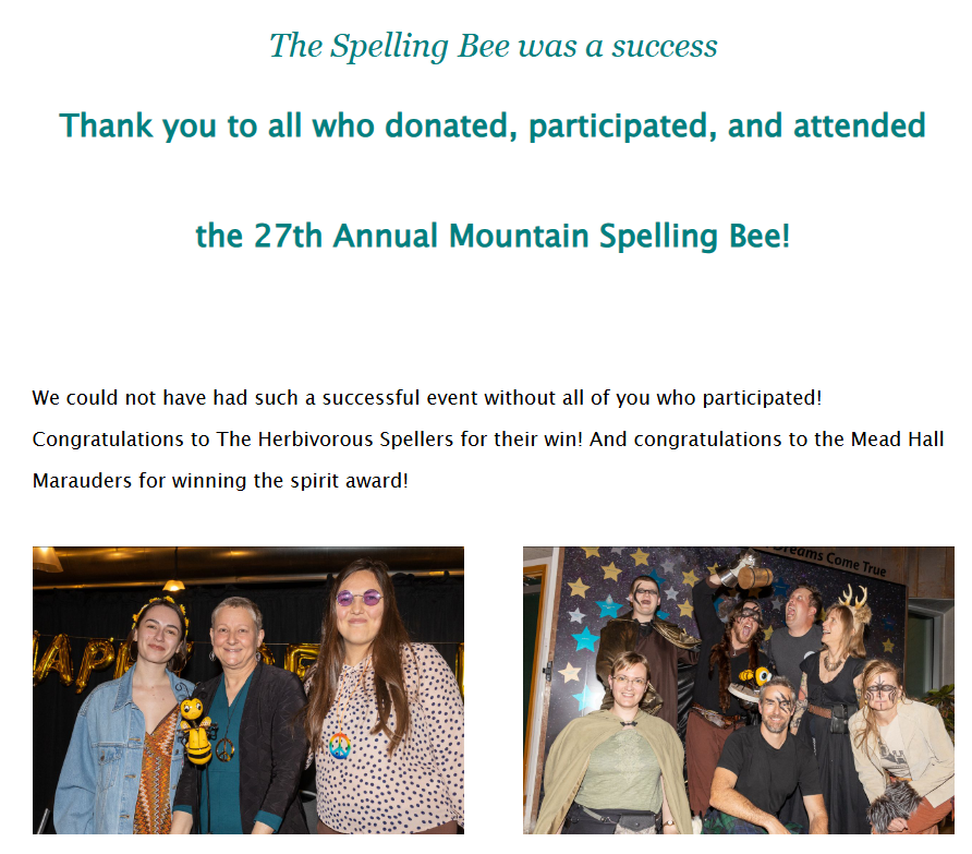 The Literacy Center spelling bee bash announcement